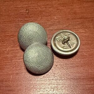 Silver Textured Men's Cufflinks